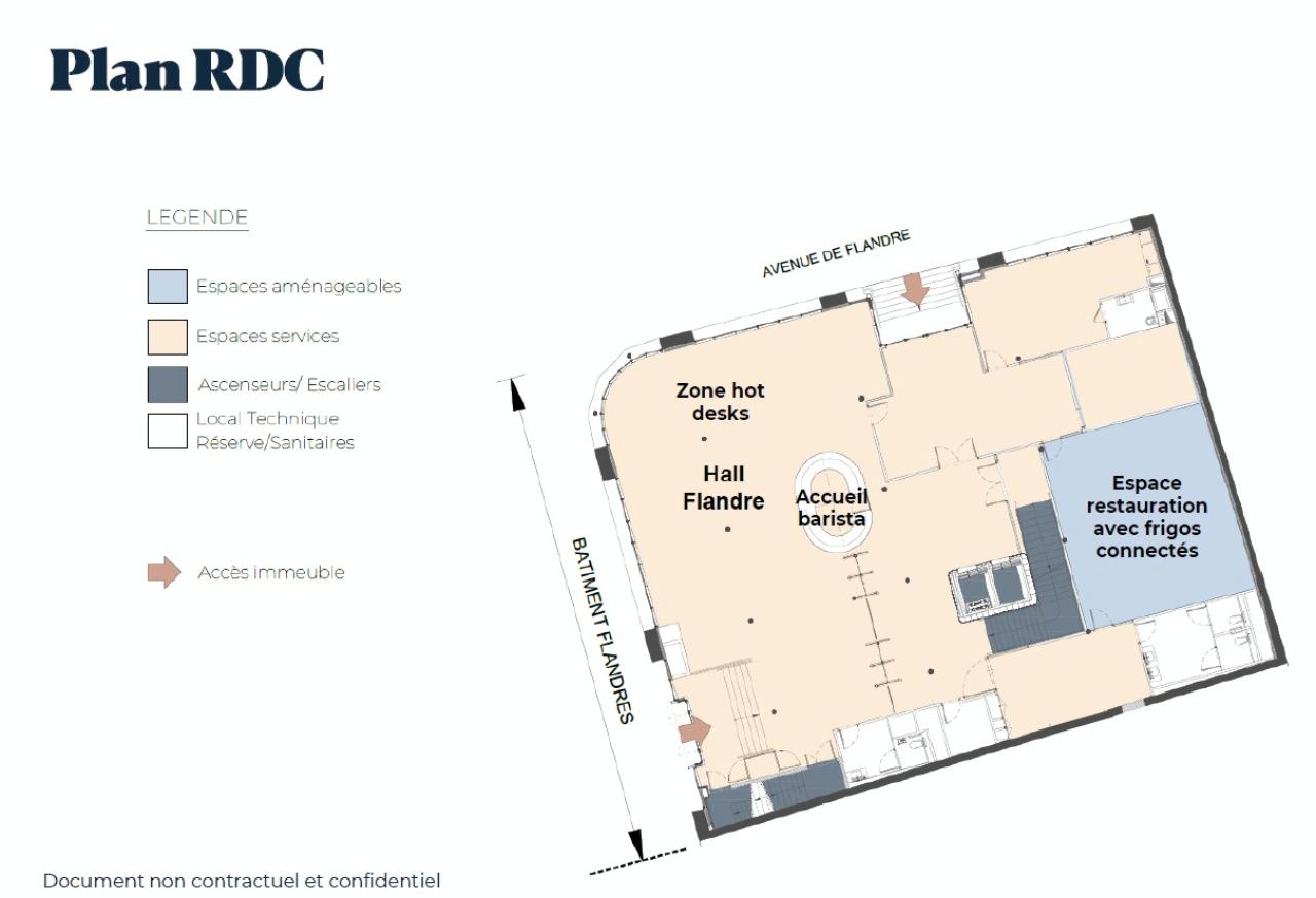 Bureau Paris 4000m² Location bureau Paris OLBUR2531897 5